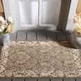 thumbnail image 2 of Safavieh Courtyard Dani Bordered Indoor/Outdoor Area Rug, Brown/Natural, 2' x 3'7", 2 of 9