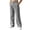 Gray, variant on Posijego Women's Corduroy Pants High Waisted Wide Leg Pants Ladies Business Casual Dress Vintage Pants with Pockets