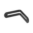 thumbnail image 4 of Adjustable Corner Code, 4 Pack 48x48mm - Stainless Steel 90-degree L-Shape Corner Brace, for Fixed (Black), 4 of 5