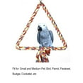 thumbnail image 1 of mmirethe Pet Perch Portable Hanging Replacing Colorful Triangular Indoor Household Balcony Pets Climbing Rope Toy Swing, 1 of 5