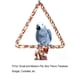 thumbnail image 4 of Billuyoard Percha de alambre de algodón para mascotas, reemplazo portátil, colorido Triangular, interior, casa, balcón, mascotas, cuerda de Suministros de alimentación y agua para mascotas, 4 of 5