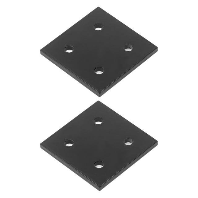 Fixation d'Angle, Plaque de Jonction 4 Trous pour Bois 2040,6060,8080