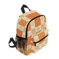 thumbnail image 2 of FORMRS School Backpack with Front Zippered Pocket 12" Student Travel Daypack, Geometric Pattern, 2 of 6