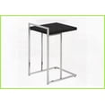 thumbnail image 6 of Space-Saving Modern Coffee Table with Black Laminate & Chrome, Slides Under Sofa/Bed for Living Room, 6 of 12