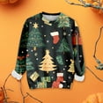thumbnail image 1 of Chandails de Noël pour Femmes 2025 Col Rond Hiver Fêtes Mignons Pulls, 1 of 4