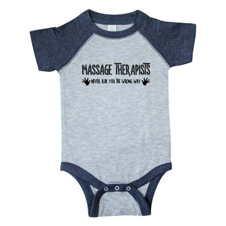

Inktastic Massage Therapists Hands Rub Gift Baby Boy or Baby Girl Bodysuit