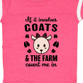 thumbnail image 4 of Inktastic If It Involves Goats & the Farm Count Me in Boys or Girls Baby Bodysuit, 4 of 5