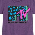 thumbnail image 3 of MTV - Leopard MTV - Toddler And Youth Girls Short Sleeve Graphic T-Shirt, 3 of 5