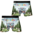thumbnail image 3 of Happy Easter Siamese American Flag Truck Bunny Ears All Over Print Boxer Briefs Underwear for Men Dad Cat Lover Kitten Owner Gifts - 03001, 3 of 6
