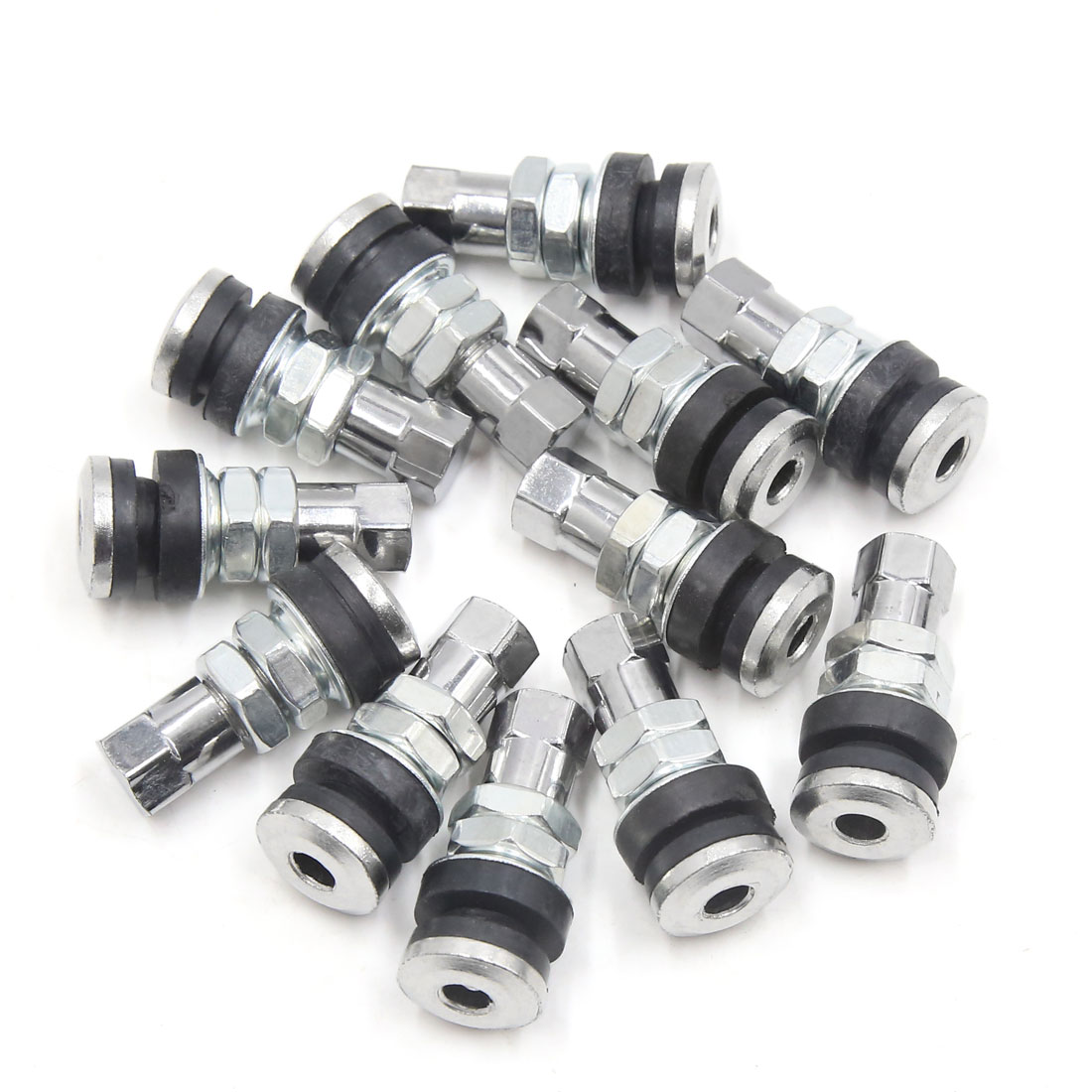 Unique Bargains 12pcs Boltin Metal Motorcycle Scooter Tubeless Wheel