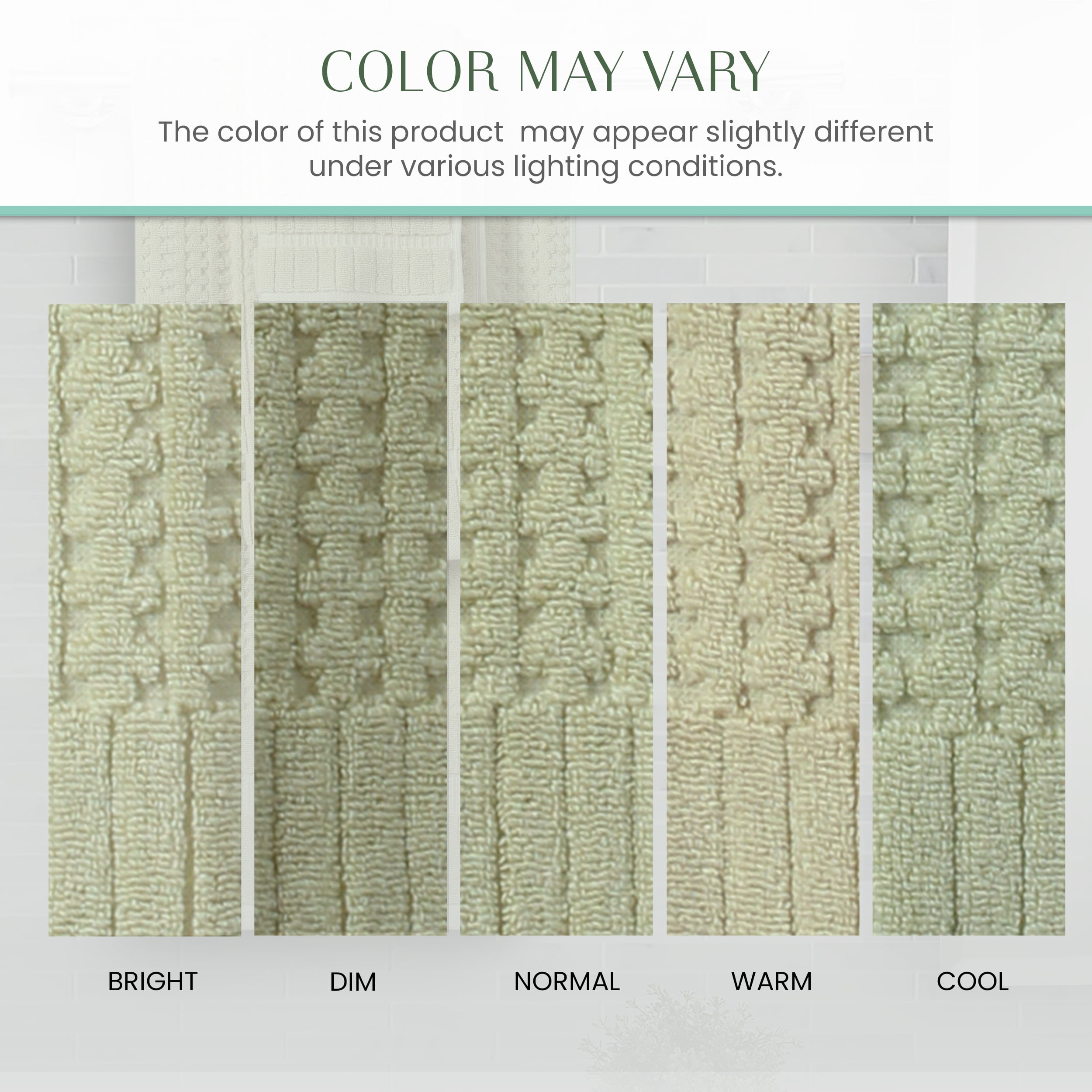Home Weavers Willow Collection Hand Towels Set of 4 | 100% Cotton Zero Twist | 630 GSM Thick Plush | Soft, Highly Absorbent & Quick Dry | Hotel Quality Luxury Hand Towels | 16x24 Inch | Green