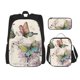 thumbnail image 1 of Balery Flying Butterflies-1 Mochila escolar 3 en 1 para niños: mochila resistente con lonchera térmica y estuche para lápices. Mochila escolar para niños y niñas., 1 of 7