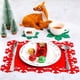 thumbnail image 1 of 24 piezas de tapete de comedor de hotel, posavasos, tapete de comedor, vajilla navideña, tapete de comedor de fieltro (alfombra de comedor, posavasos, tapete de comedor pequeño, 1 of 4