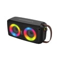 thumbnail image 2 of axGear Haut-Parleur Bluetooth Portable d'Extérieur Radio Stéréo 3D Soundbox RGB LED Caisson de Basses, 2 of 6