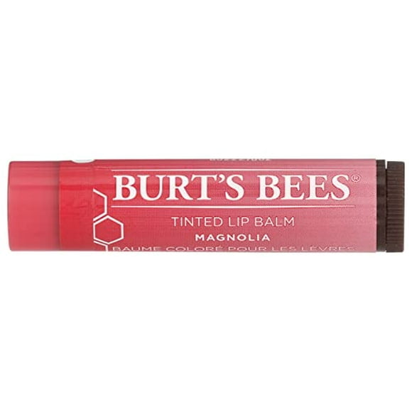 Burt's Bees 100% Natural Origin Tinted Lip Balm Refill, Magnolia with Shea Butter