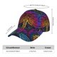 thumbnail image 2 of Fotbe Indian Mandalas Dragonfly Gorro Clásico de Béisbol, Gorra Ajustable con Broche Snapback, Gorro de Exterior de Algodón Suave, 2 of 6