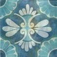 thumbnail image 2 of McCavitt, Naomi 20x20 Gold Ornate Wood Framed with Double Matting Museum Art Print Titled - Patinaed Tile II, 2 of 4