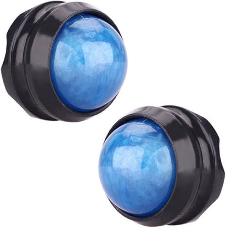 Smiling JuJu 2 Pieces Massage Roller Rolling Ball Head Neck Shoulder Hands Back Leg Thigh Feet