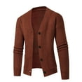 thumbnail image 1 of Blusa y camisa de cuello alto de manga larga estilo casual para hombre, suéter de punto de manga larga con cuello alto, blusa de poliéster para hombre, 1 of 9
