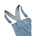thumbnail image 4 of ORQ Men Street Style Denim Overalls Ripped Suspender Jeans, 4 of 8