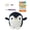 black, variant on DIY Penguin cartoon doll material package set handmade crochet material package