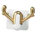thumbnail image 4 of Estante para zapatos montado en la pared Estantes para zapatillas multifuncionales Ganchos decorativos para colgar Organizador de zapatos para oficina Dorado Durator Gancho de pared, 4 of 8