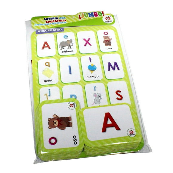 Loteria Abc Jumbo Mayúsculas Y Minúsculas