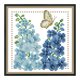 thumbnail image 1 of Cuadros Decorativos 12 meses flor DIY punto de cruz 11CT impreso bordado Kits (H429 julio) Ehuebsd embutido en tela, 1 of 1