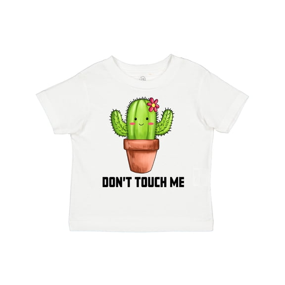 Inktastic Cute Cactus Dont Touch Me Boys or Girls Toddler T-Shirt