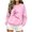 B-Pink, variant on QINGFSAP Womens Graphic Tops Long Sleeve Crew Neck Casual Loose Fit Sweatshirt
