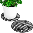 thumbnail image 2 of 2Pcs Flower Pot Tray Durable Sturdy Structure Plastic Pots Riser Riser Stand for Home Garden Outdoor 20cm, 2 of 13