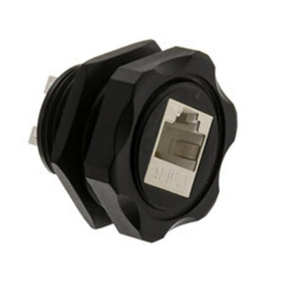 RJ45 Female to 110 Punch Down Shielded Outdoor Waterproof Cat6 Jack Wall Plate Mount