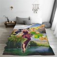thumbnail image 6 of Tinker Bell Fleece Blanket Super Soft Cozy Warm Flannel Fleece Throw Blanket For Couch Bed Sofa Throw 80"X60", 6 of 7