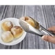 thumbnail image 4 of Juego de 2 pinzas para alimentos de acero inoxidable, pinzas para buffet de 9", plateadas, 4 of 5