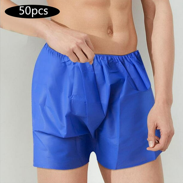 Calzoncillos bóxer desechables para hombre, bragas transpirables no tejidas, calzoncillos profesionales s, ropa interior para salón Macarena Boxers