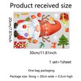 thumbnail image 2 of nvzhuang Christmas Window Clings, Electrostatic DIY Candy Gnome Present Box Removable Sticker, 2 of 8