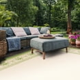 thumbnail image 5 of Safavieh Courtyard Eva Oriental Indoor/Outdoor Area Rug, Natural/Olive, 7'10" x 7'10" Square, 5 of 12
