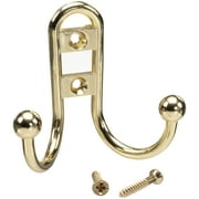 Chapter Brass Finish Coat Hook