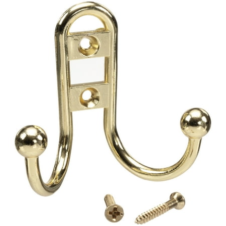 Chapter Brass Finish Coat Hook