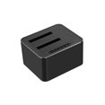 thumbnail image 1 of Methold Caja de disco duro de 2,5 pulgadas y 3,5 pulgadas, carcasa de HDD de velocidad rápida USB 3,0, estación de acoplamiento SSD para PC de Cables de computadora Enchufe de la UE, 1 of 6