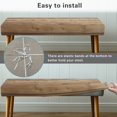 thumbnail image 5 of Psesaysky Wooden Design Dining Bench Cover Anti-Dust Stretch Bench Cushion Cove with Elastic Edge Home Decor Rectangle Seat Protector for Bedroom, Kitchen, 5 of 7