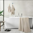 thumbnail image 4 of Quick Dry Lint Free Microfiber Bath Towel Set Beige Extra Large x 30 Inch, 4 of 5