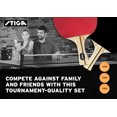 thumbnail image 6 of STIGA Performance 2-Player Table Tennis Set Includes Two Rackets and Three 3-Star Balls, 6 of 12