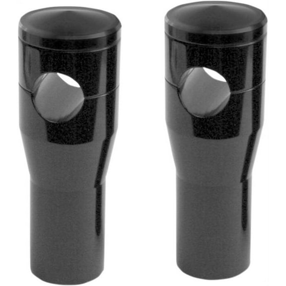 Accutronix 4" Smooth Black Handlebar Risers (HRS1354-B)