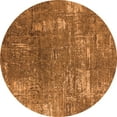 thumbnail image 1 of Ahgly Company Indoor Round Oriental Orange Industrial Area Rugs, 3' Round, 1 of 4