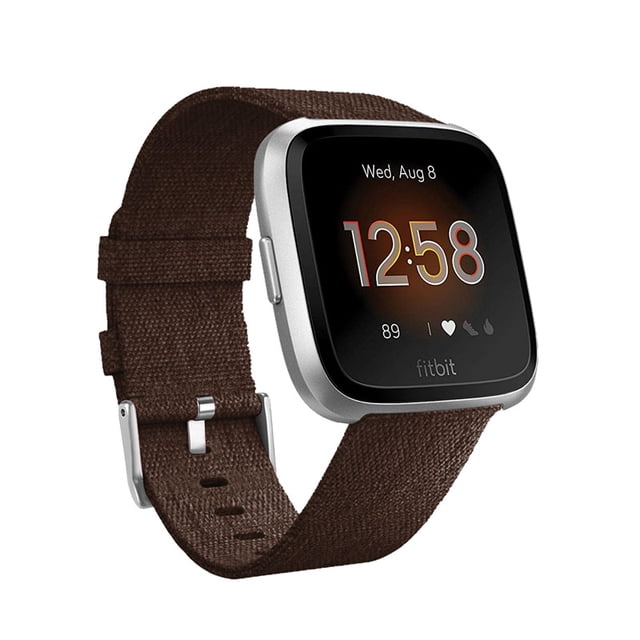 FB Watch Band Quick Release Replacement Wristband Breathable Strap For Fitbit Versa/Fitbit Versa 2/Fitbit Versa Lite For Women-Browm
