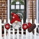 thumbnail image 1 of Christmas Decorations Christmas Fence Peep Hanging Sign Patio Outdoor Ambiance Decor Hollow Panel Father Christmas Dress Up, 1 of 5