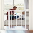 thumbnail image 5 of Dreambaby Infinity Pressure Mount Baby Gate with Wide Walk Through Opening - Low No Trip Basebar - Auto Close - Fits 29.5-39in - One Handed Operation, 5 of 8