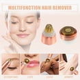 thumbnail image 3 of Recortador de cejas Unique Bargains 2 en 1 recargable por USB Tono dorado, 3 of 8