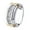 US 7, variant on Fashion Men Rhinestone Inlaid Two-Tone Finger Ring Wedding Party Jewelry Gift